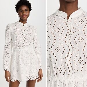 Natalie Martin White Eyelet Dress